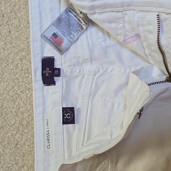 NYDJ white jeans - Picture 3 of 8